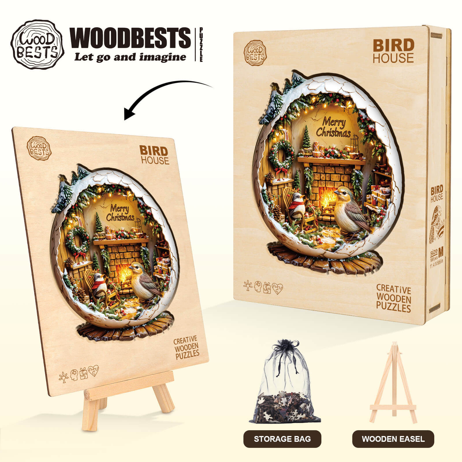Bird House Wooden Jigsaw Puzzle