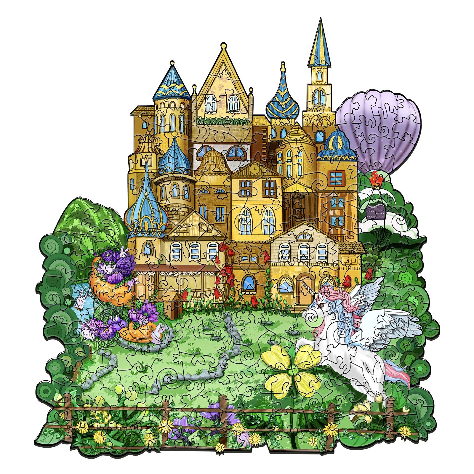 Fairy Tale Castle Wooden Jigsaw Puzzle