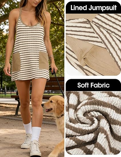 ✨Everyday Active Mini Tennis Dress with Built-In Shorts