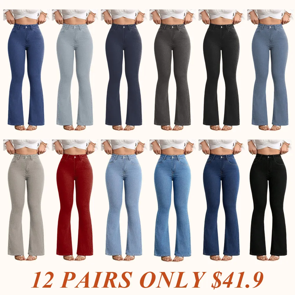 Women's Slim Fit Flare Pants