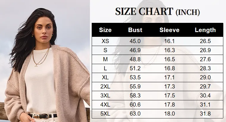 Women's Oversized Camel Cardigan