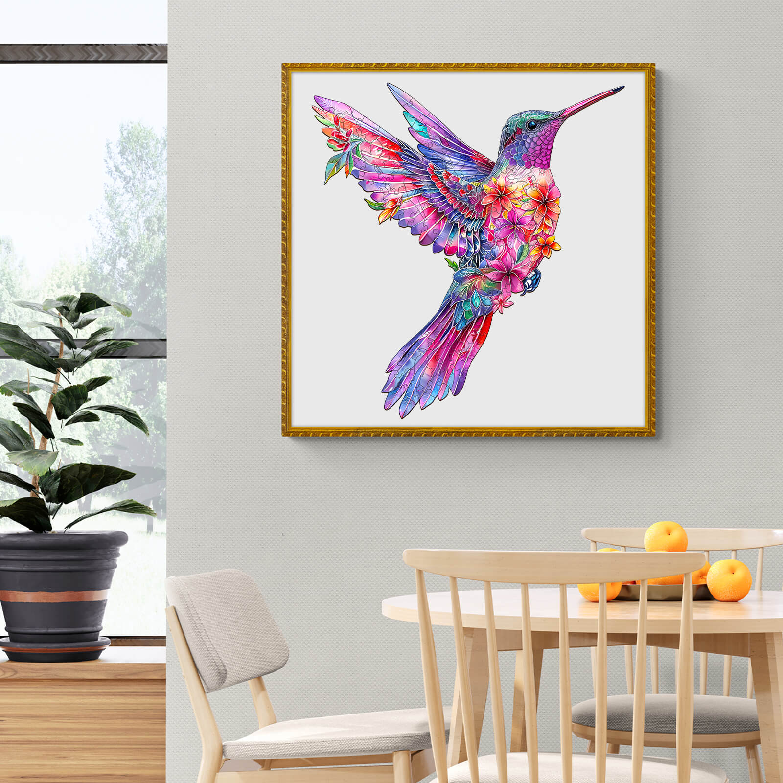 Hummingbird-3 Wooden Jigsaw Puzzle