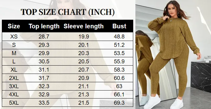 Plain Split Curved Hem Hoodie & Leggings Lounge Two-piece Set