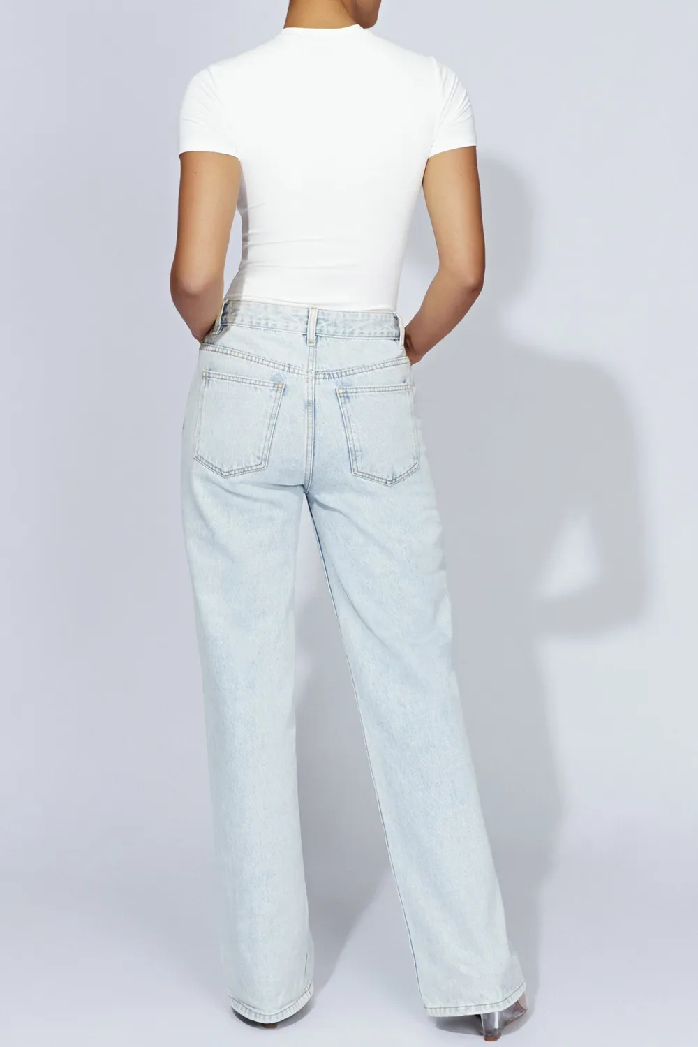 Crew Neck Short Sleeve Bodysuit