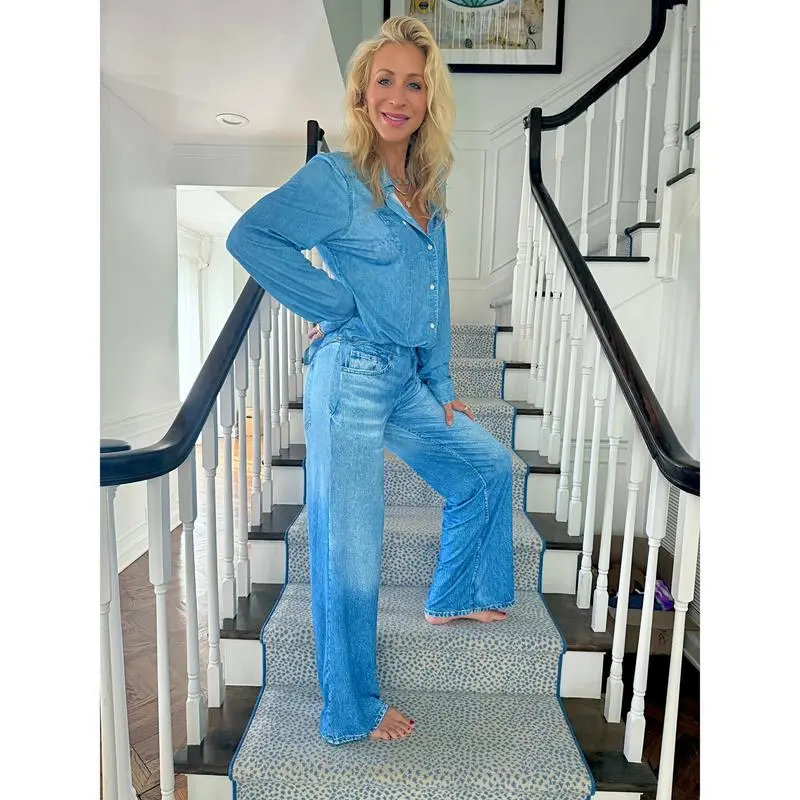 Denim Dreams Pajama Set
