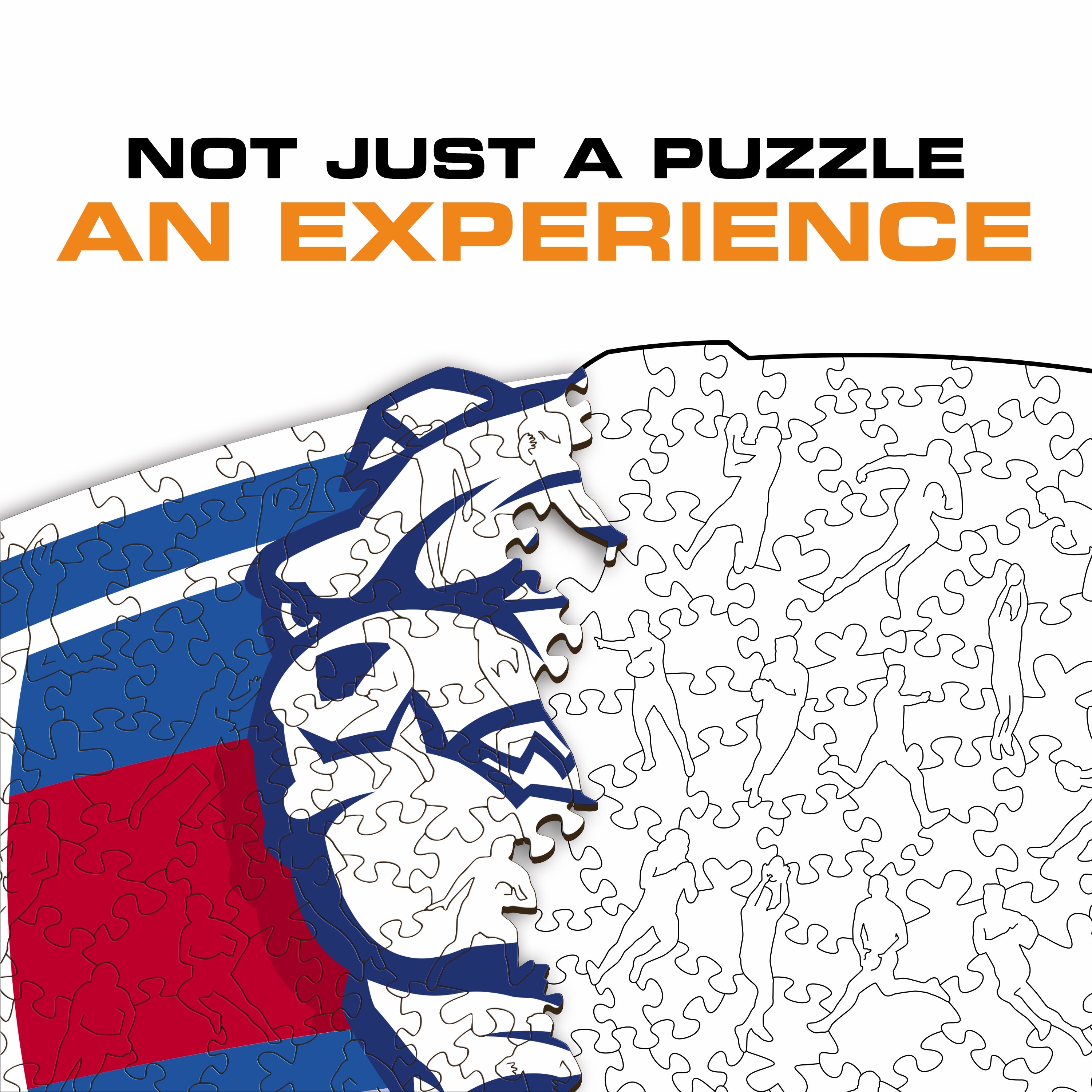 Western Bulldogs Logo - Wooden Puzzle