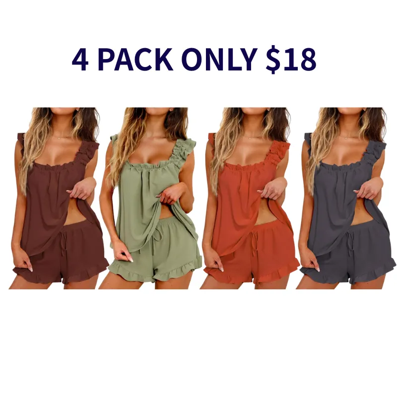 Womens Pajamas Set 2 Piece