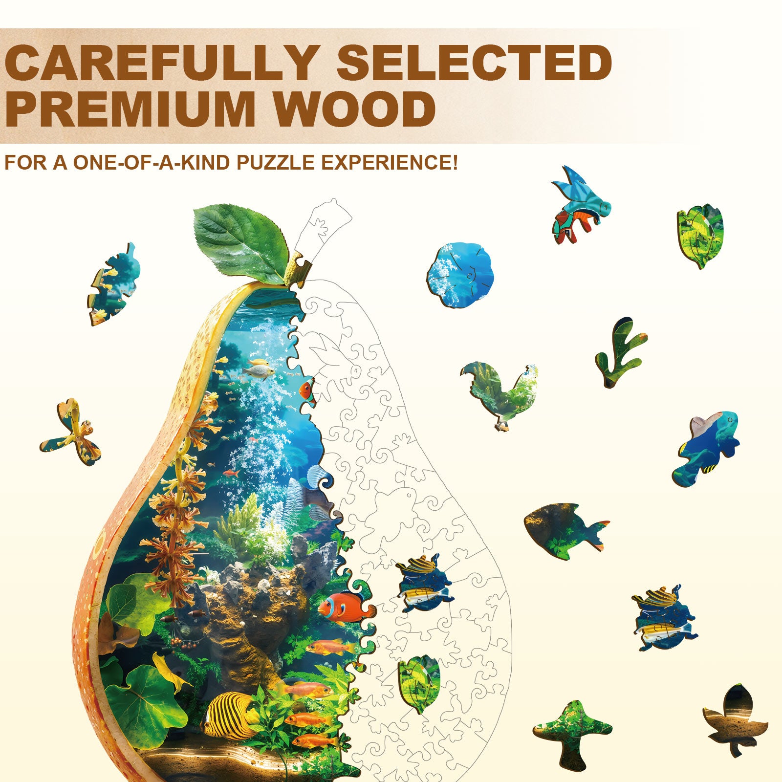 Ocean Inside Wooden Jigsaw Puzzle