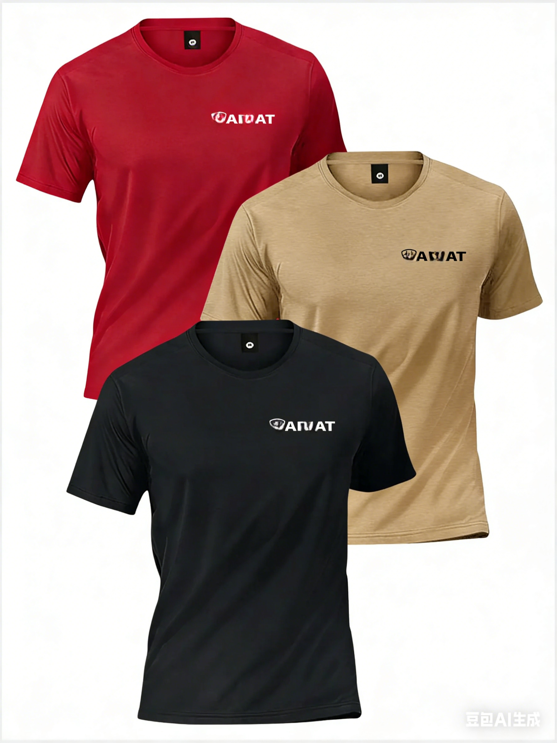 7 Piece Set Sport Short Sleeve T-Shirt