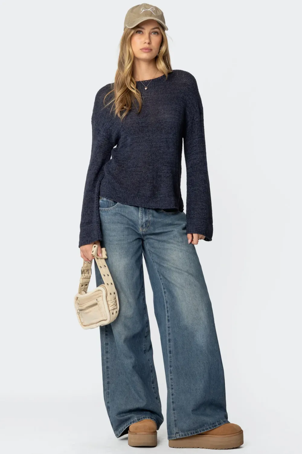 Drop Shoulder Light Knit Sweater  (Just $3 Each!)