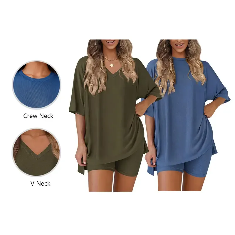 🔥Women's Casual Loose Two-Piece Set (With pocket)🔥8-Pack - All Colors Included, Only $24