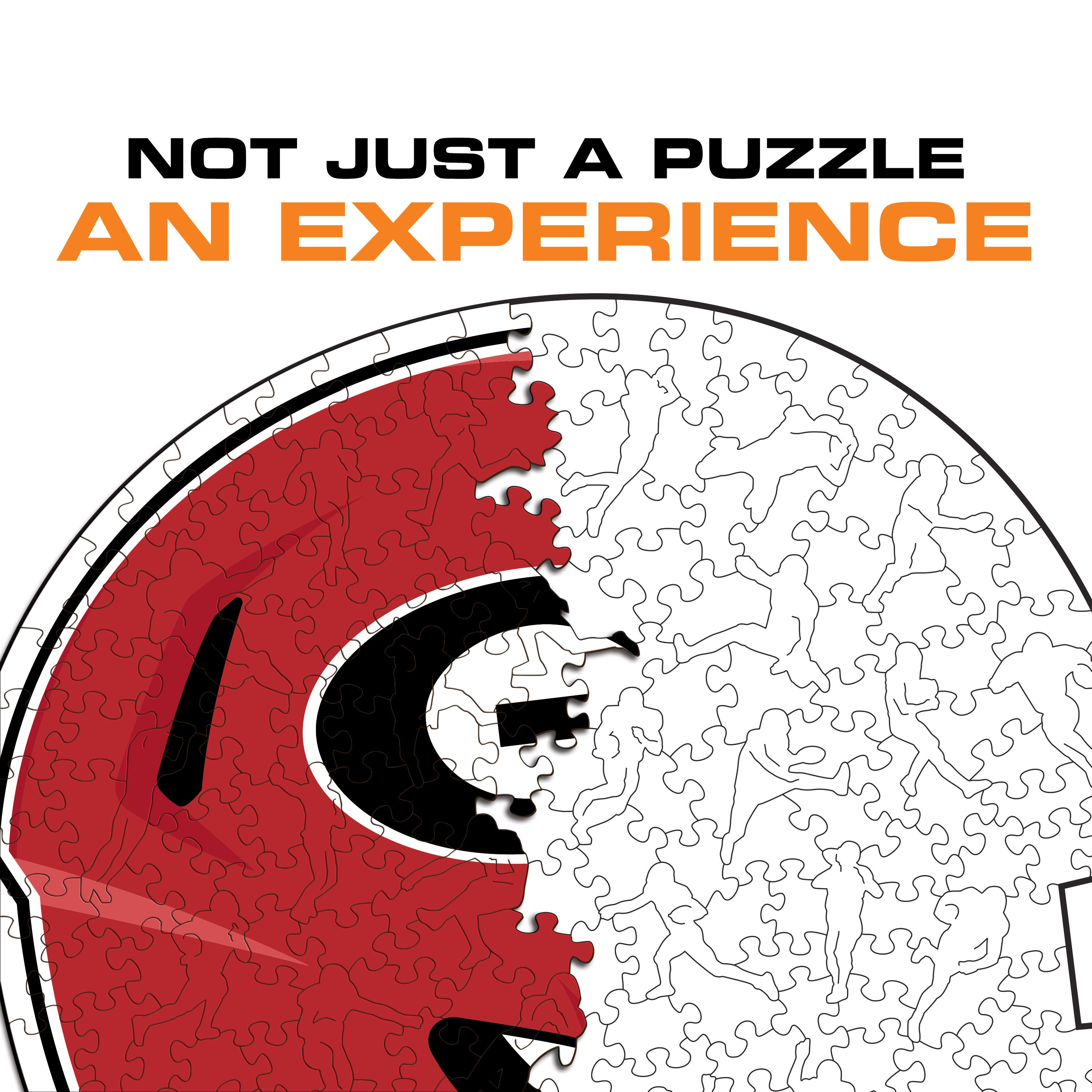University of Georgia Helmet - Wooden Puzzle