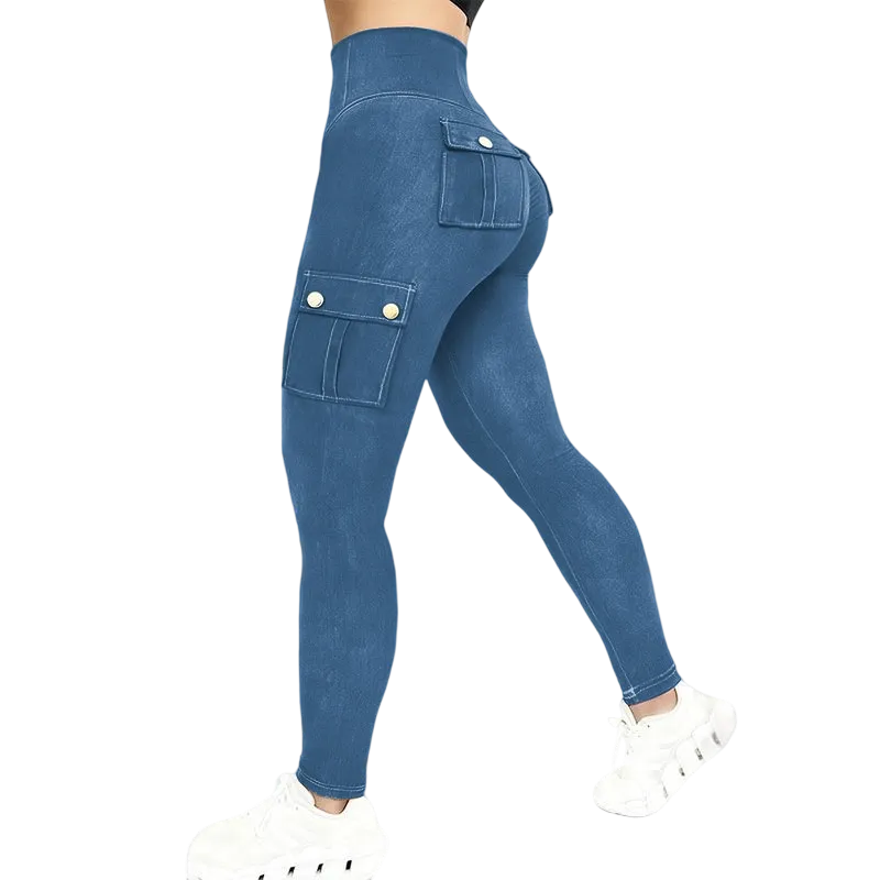 Women's Printed High-Waisted Skinny Pants