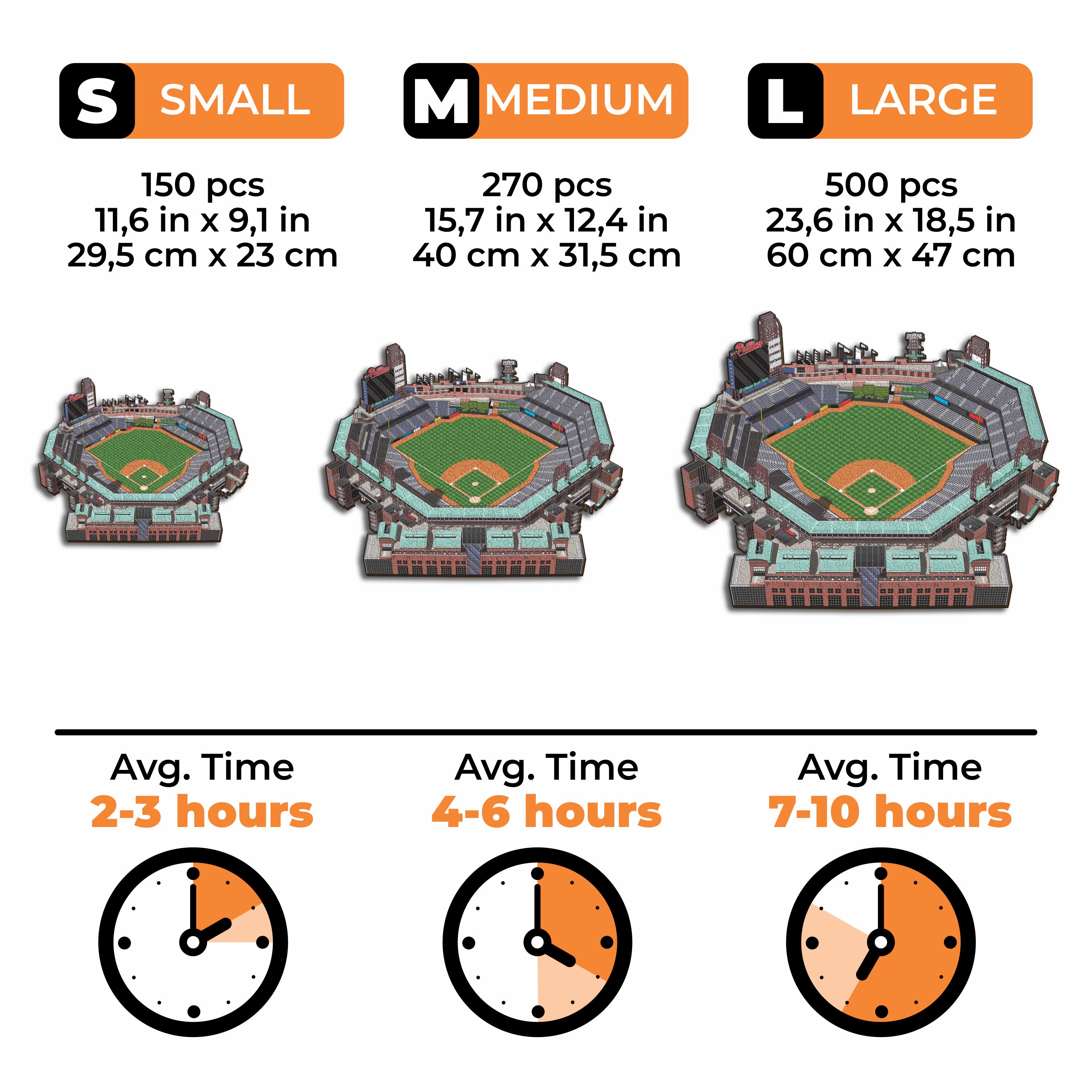 Philadelphia Phillies™ Citizens Bank Park Stadium - Wooden Puzzle
