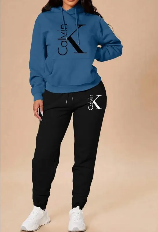 Women's Casual Hooded Sweatshirt Set