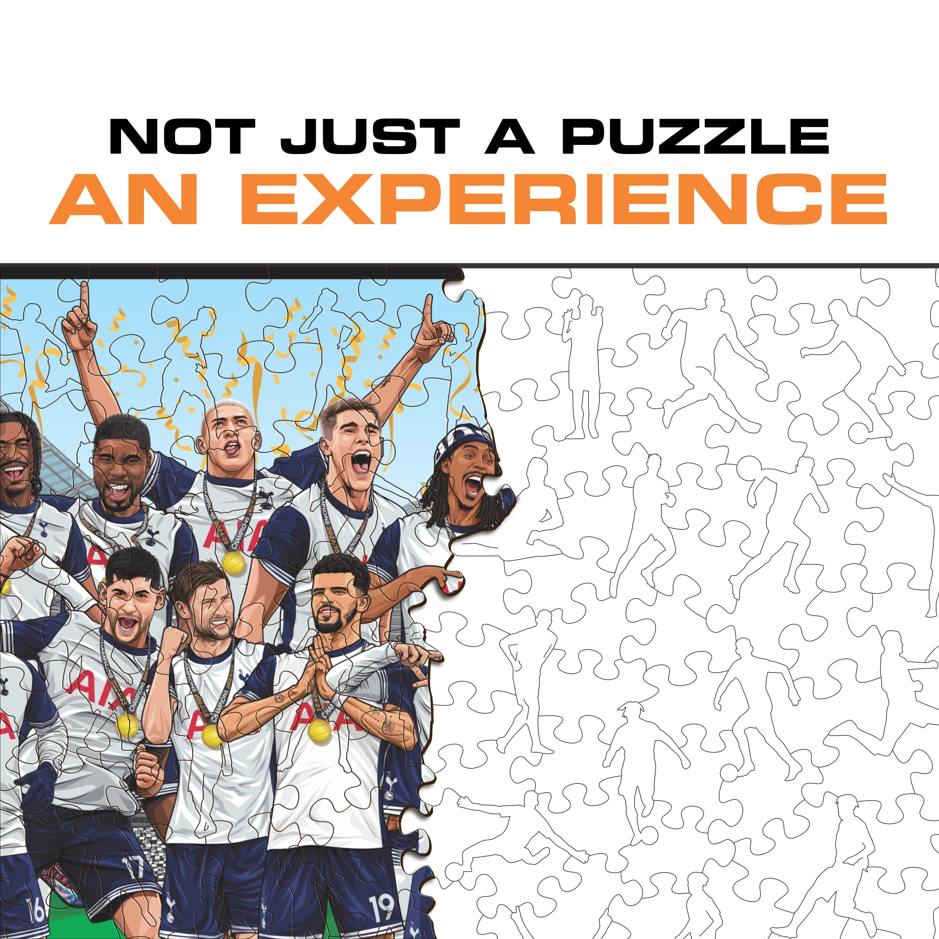 Tottenham Hotspur FC® European Champions 24/25 - Wooden Puzzle