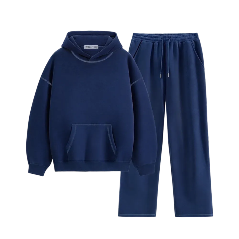 2 Piece Outfits Lounge Hoodie Sweatsuit Sets Unisex