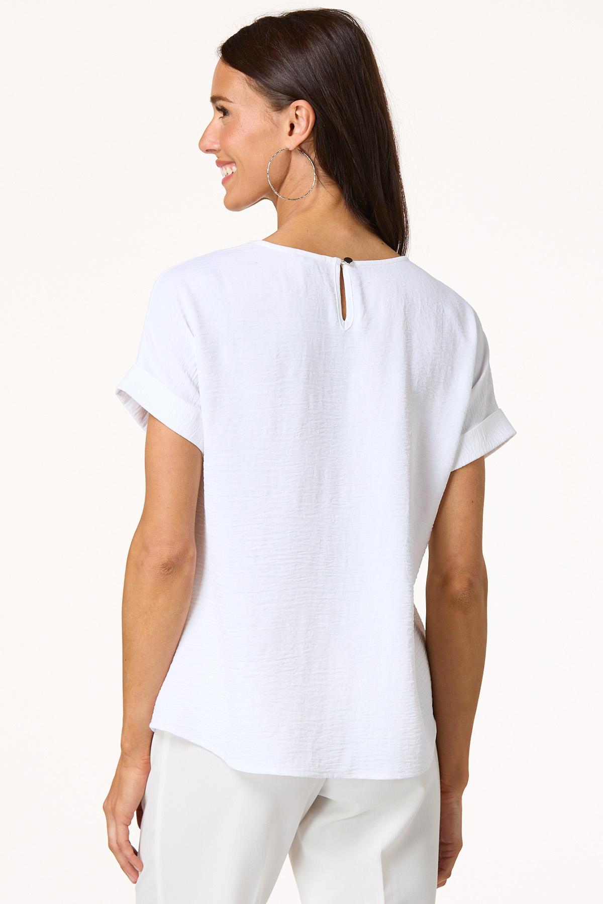 Flowy Floral Embroidered Top