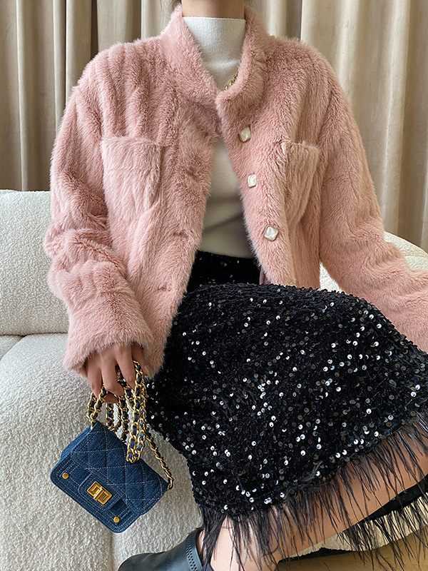 Sequined Tasseled A-Line Skirts Bottoms