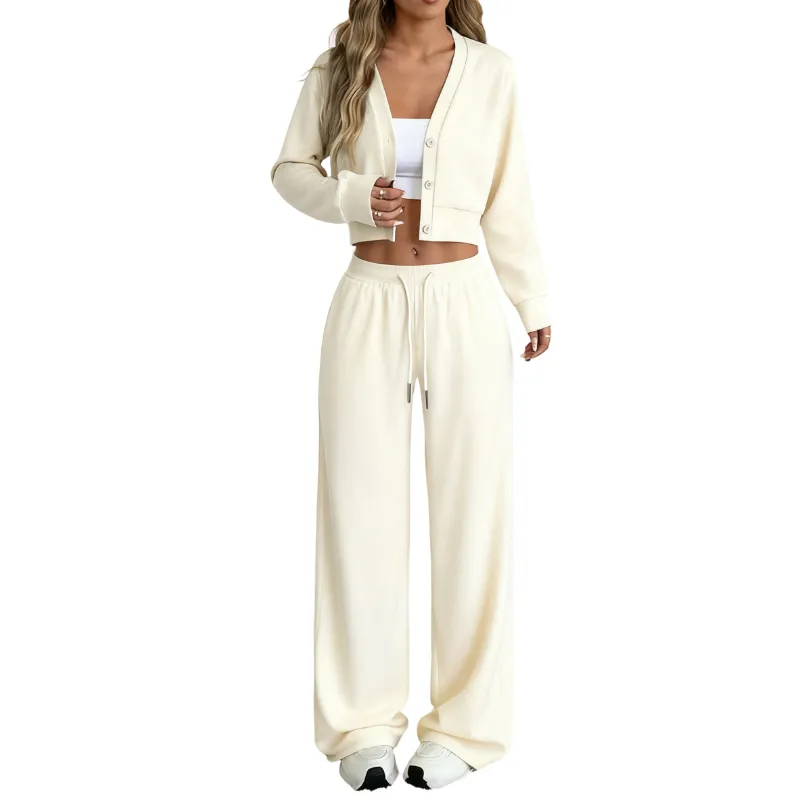 Women's Long Sleeve Jacket & Pants Set