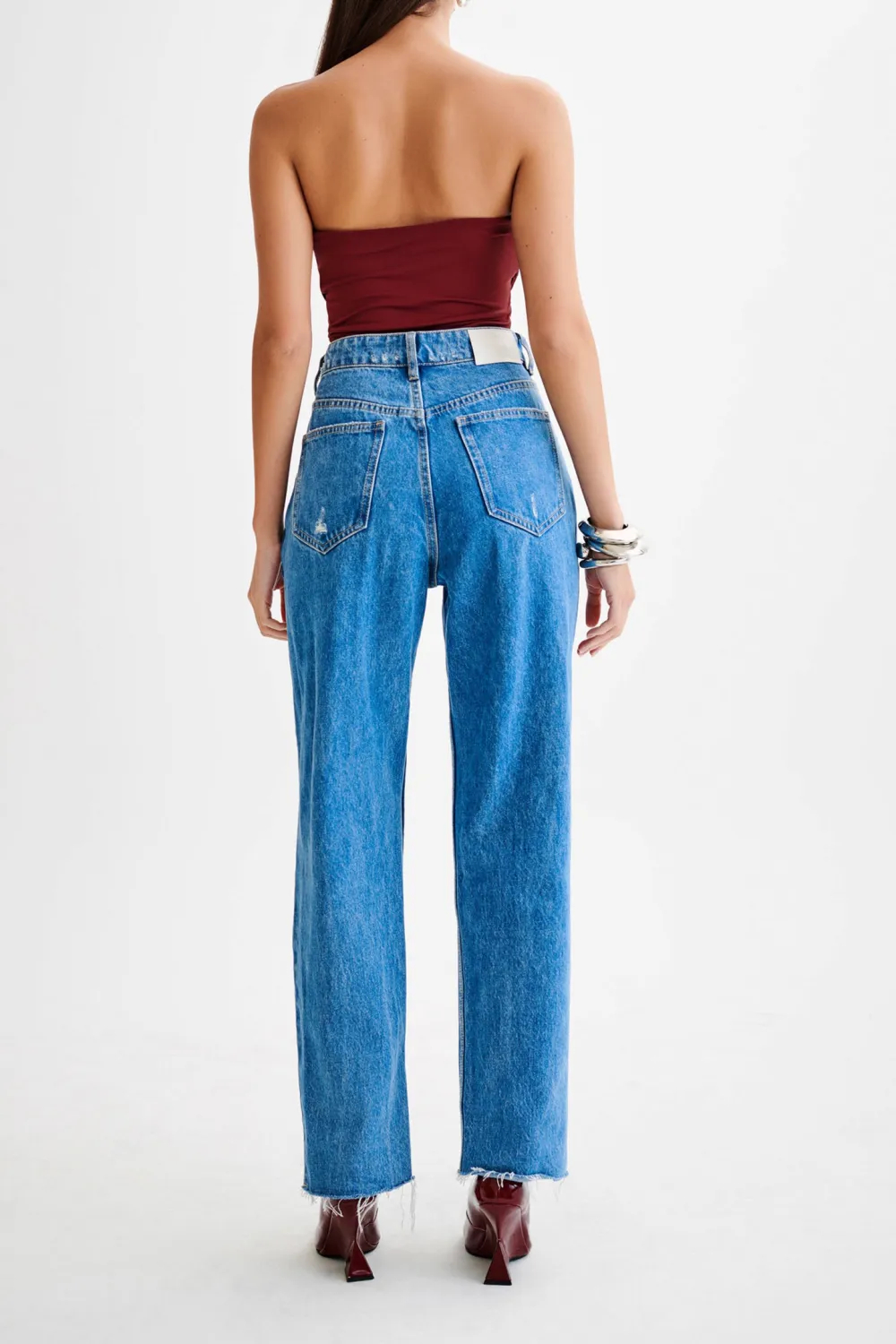 Recycled Nylon Ruched Bodysuit