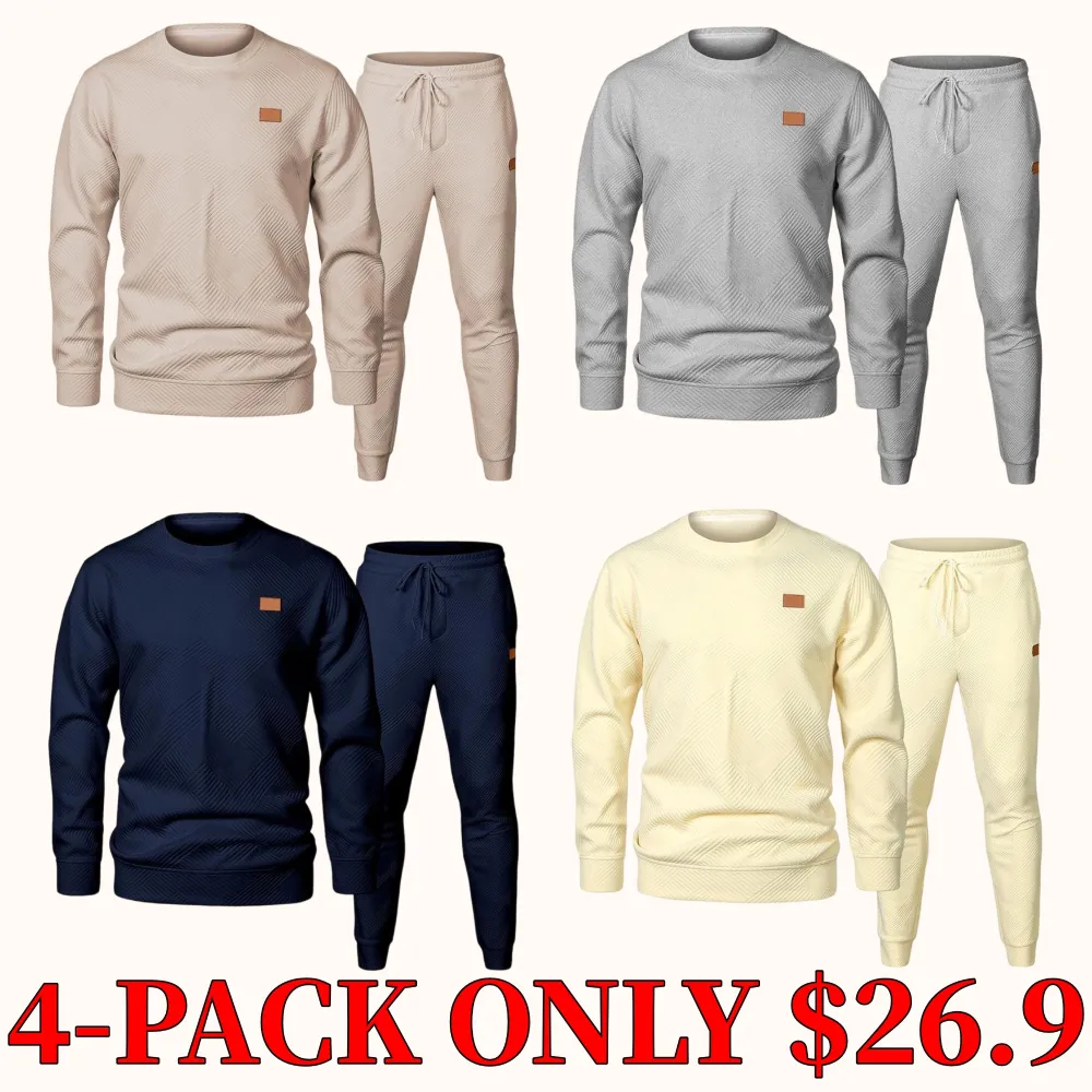 Men's two-piece tracksuit set