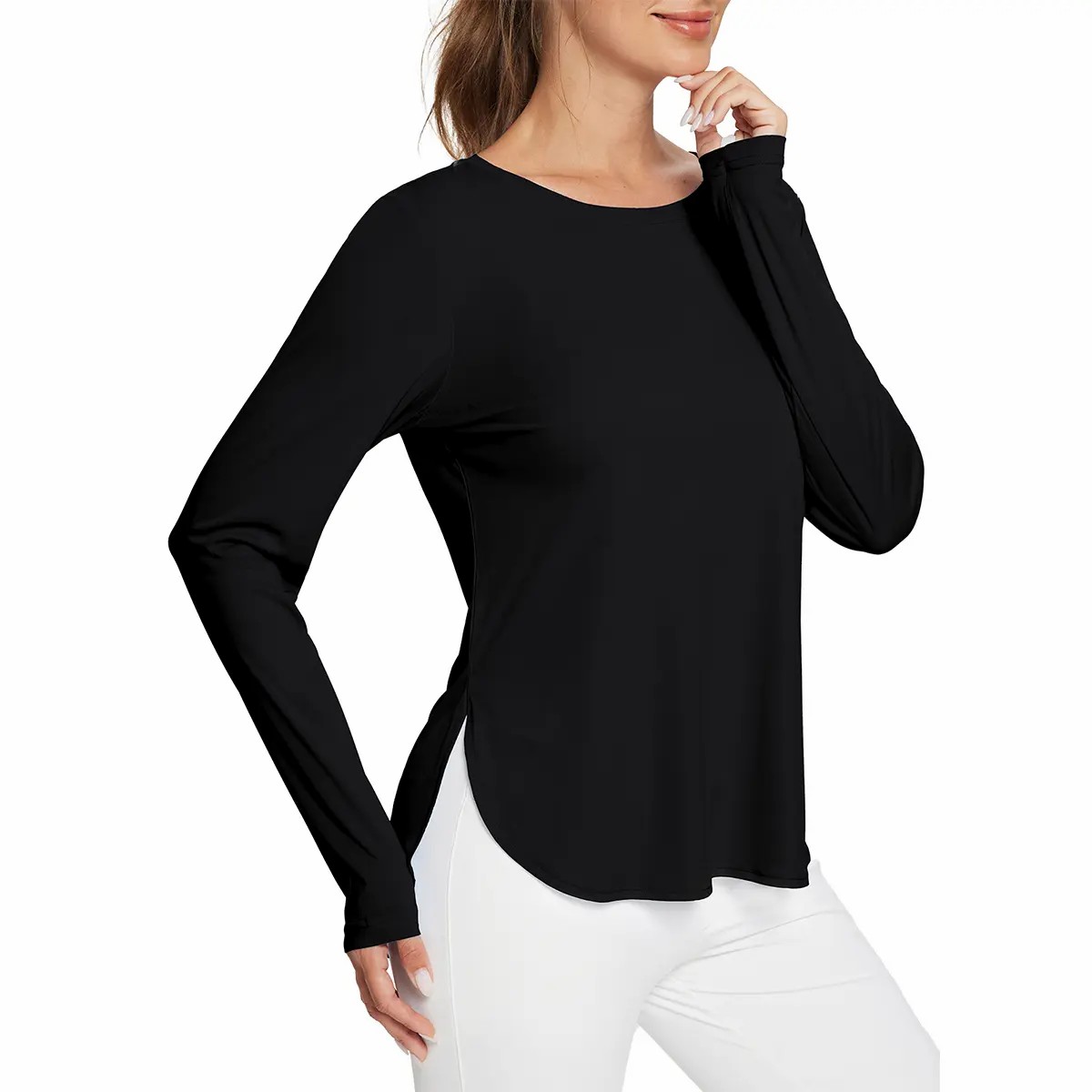 Women's UPF 50+ Sun Shirt – Lightweight Long Sleeve Hiking & Fishing Top