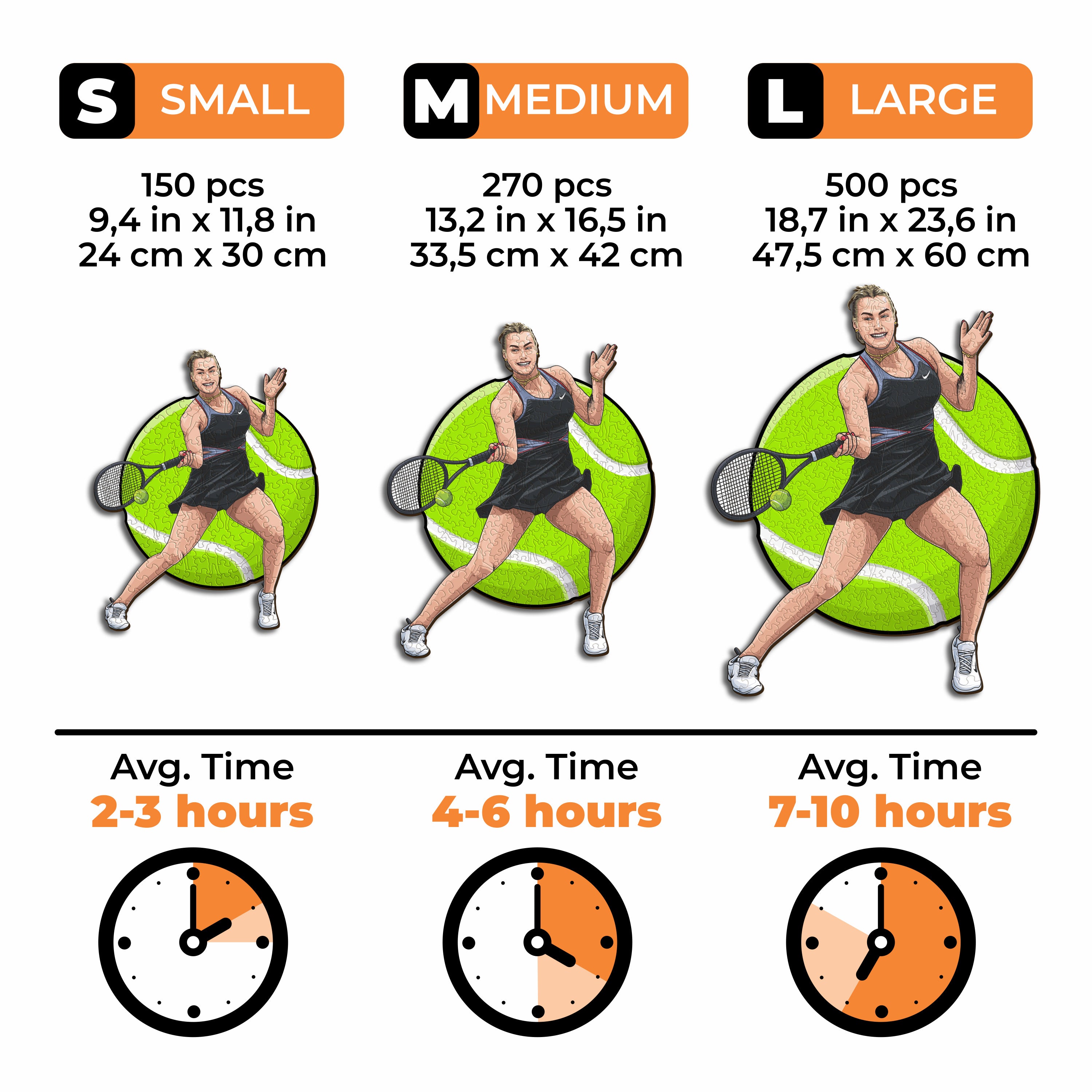 Aryna Sabalenka - Wooden Puzzle