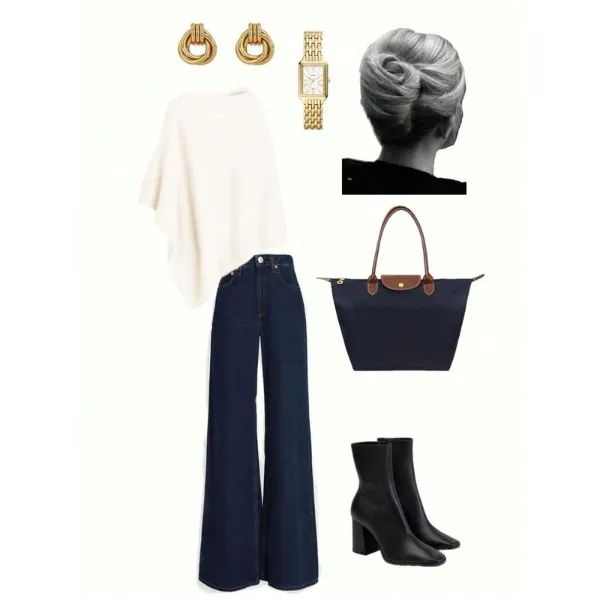 Women's Plain Loose Elegant Fashion Sweater Shawl