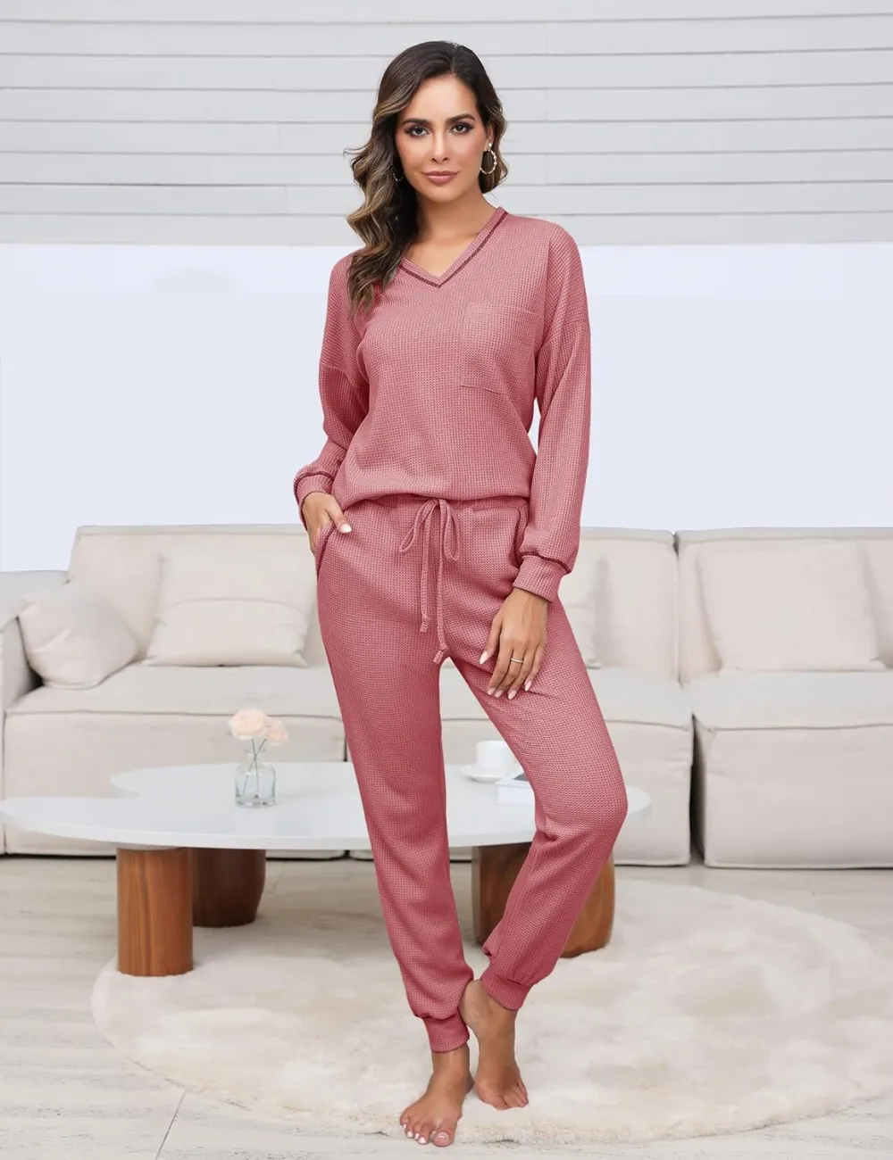 Womens Two Piece Outfits Lounge Sets