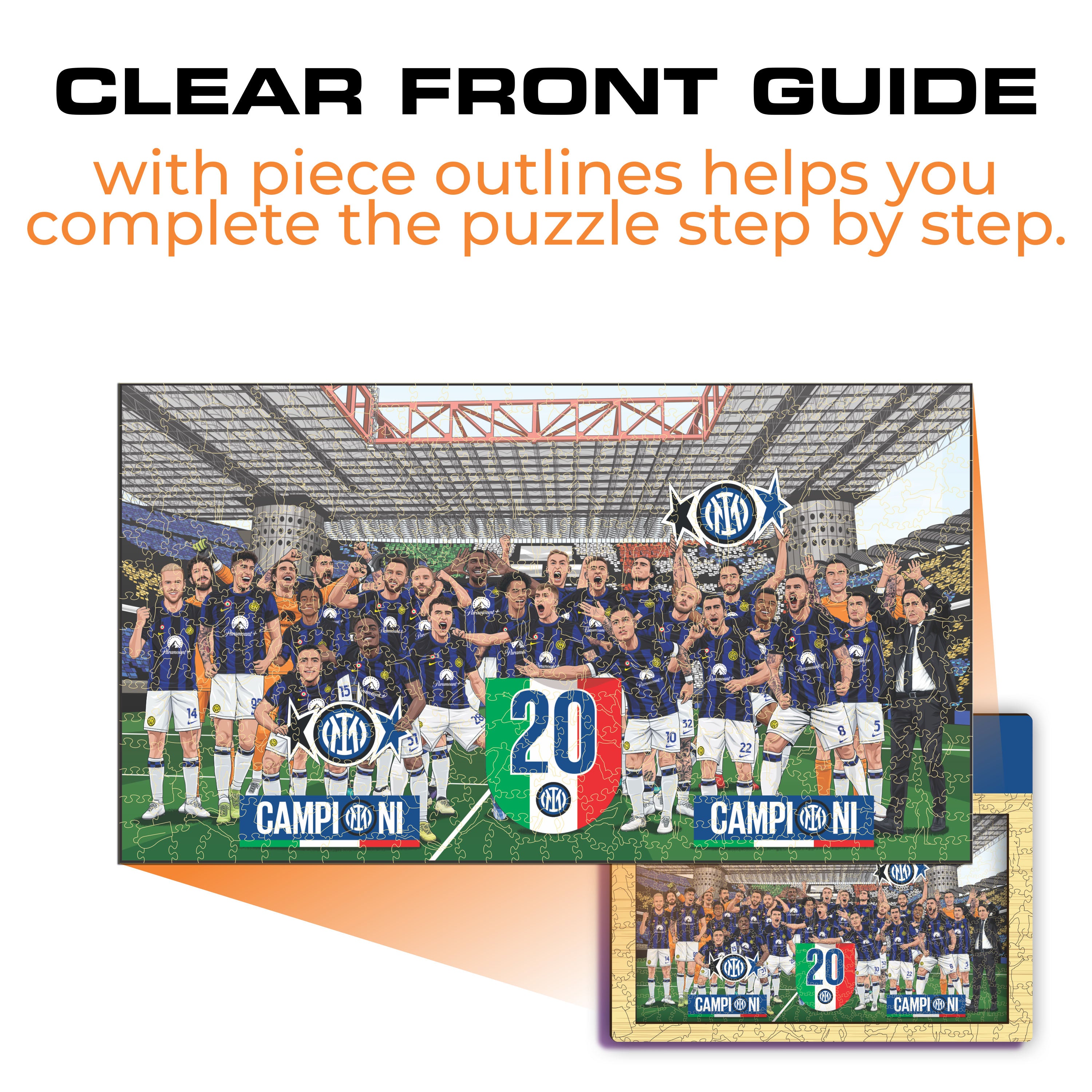 FC Inter® 20th Scudetto - Wooden Puzzle