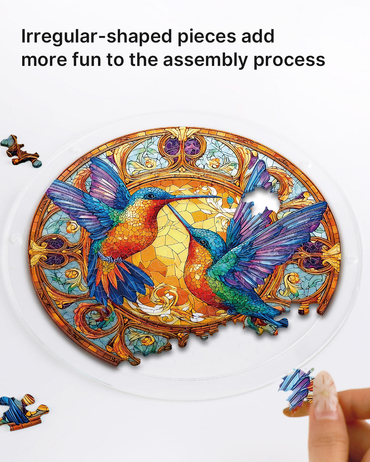 Twin Wings of Radiance Light Suncatcher-Acrylic Window Art