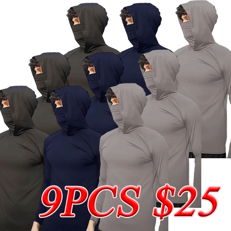 ☀️ Men’s UPF Sun Protection Casual Hoodie – Lightweight & Breathable