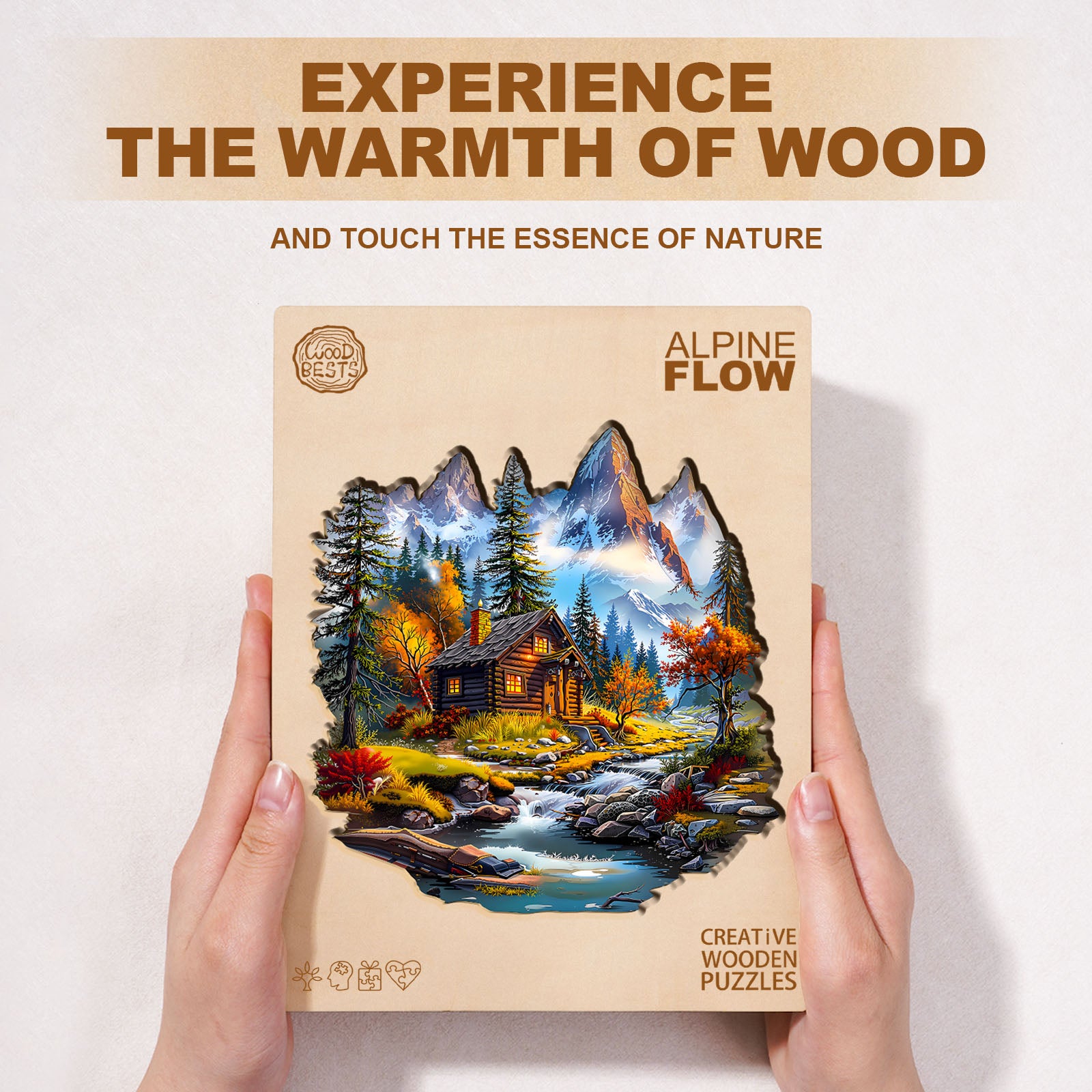 Alpine Flow Wooden Jigsaw Puzzle