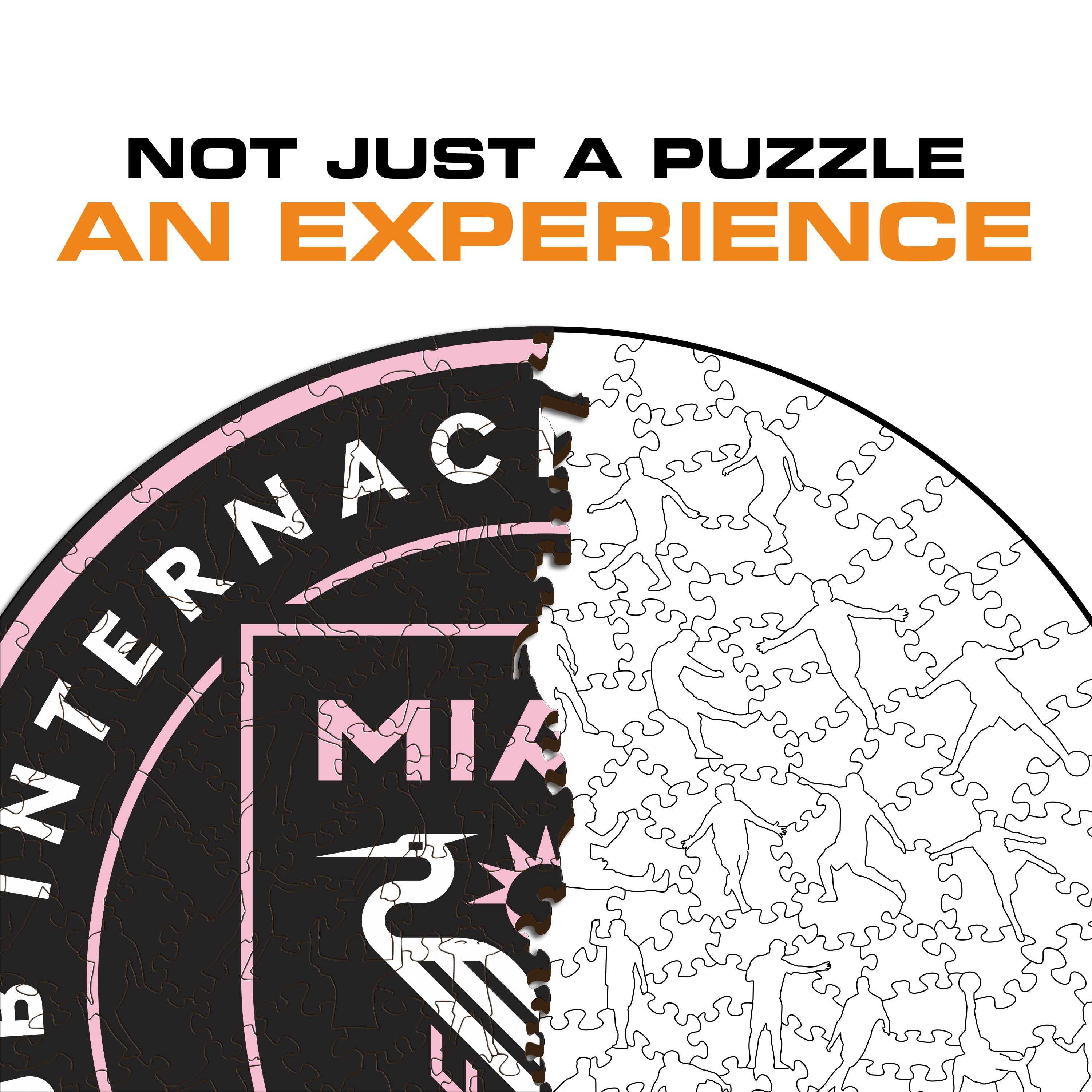Inter Miami CF® Logo - Wooden Puzzle