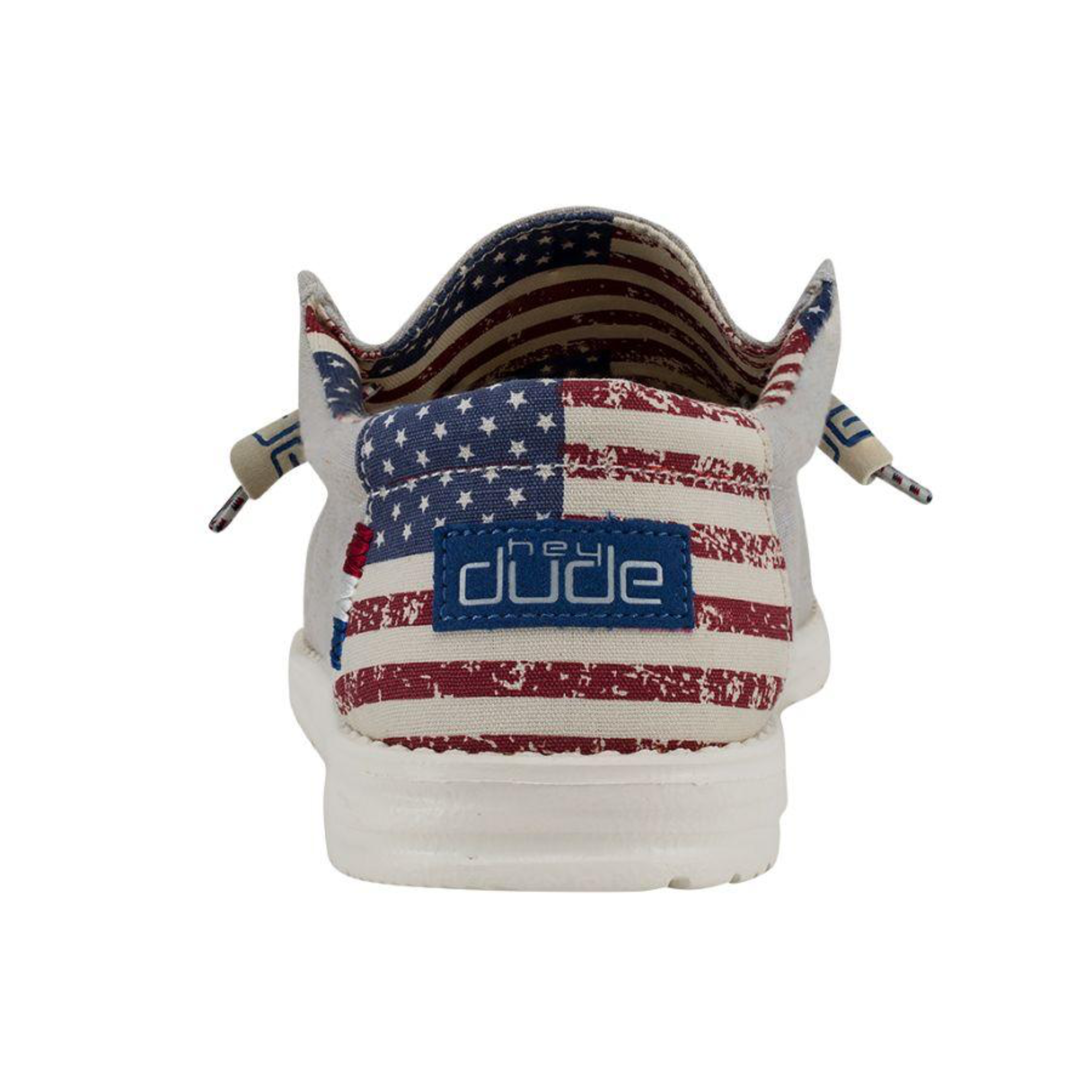 DUDE MEN'S WALLY PATRIOTIC OFF WHITE - 400011K1