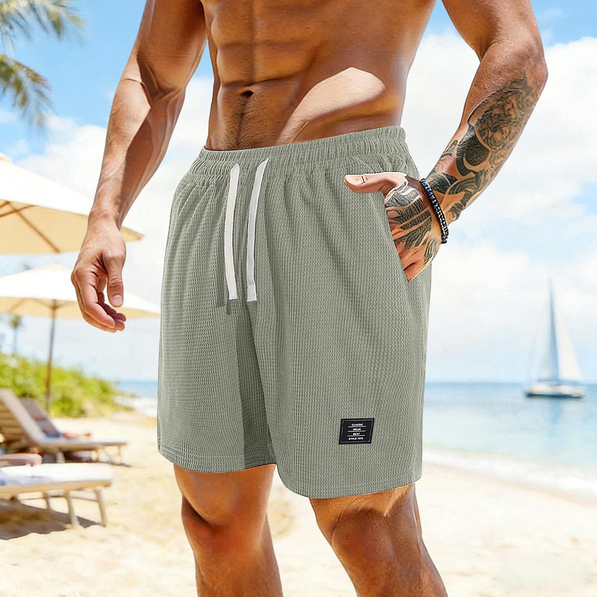 🩳 Men’s Casual Corduroy Drawstring Shorts – Relaxed Everyday Fit