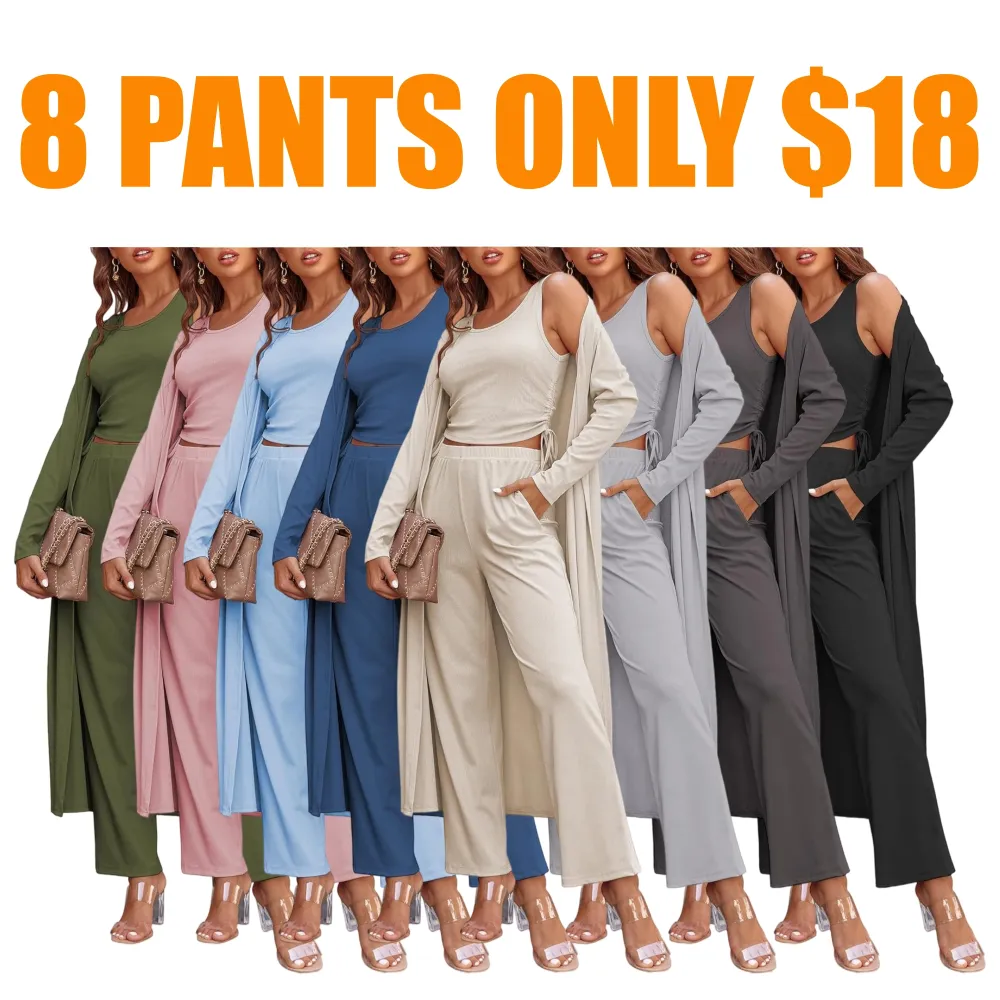 Cozy New Women's 3 Piece Knit Lounge Set