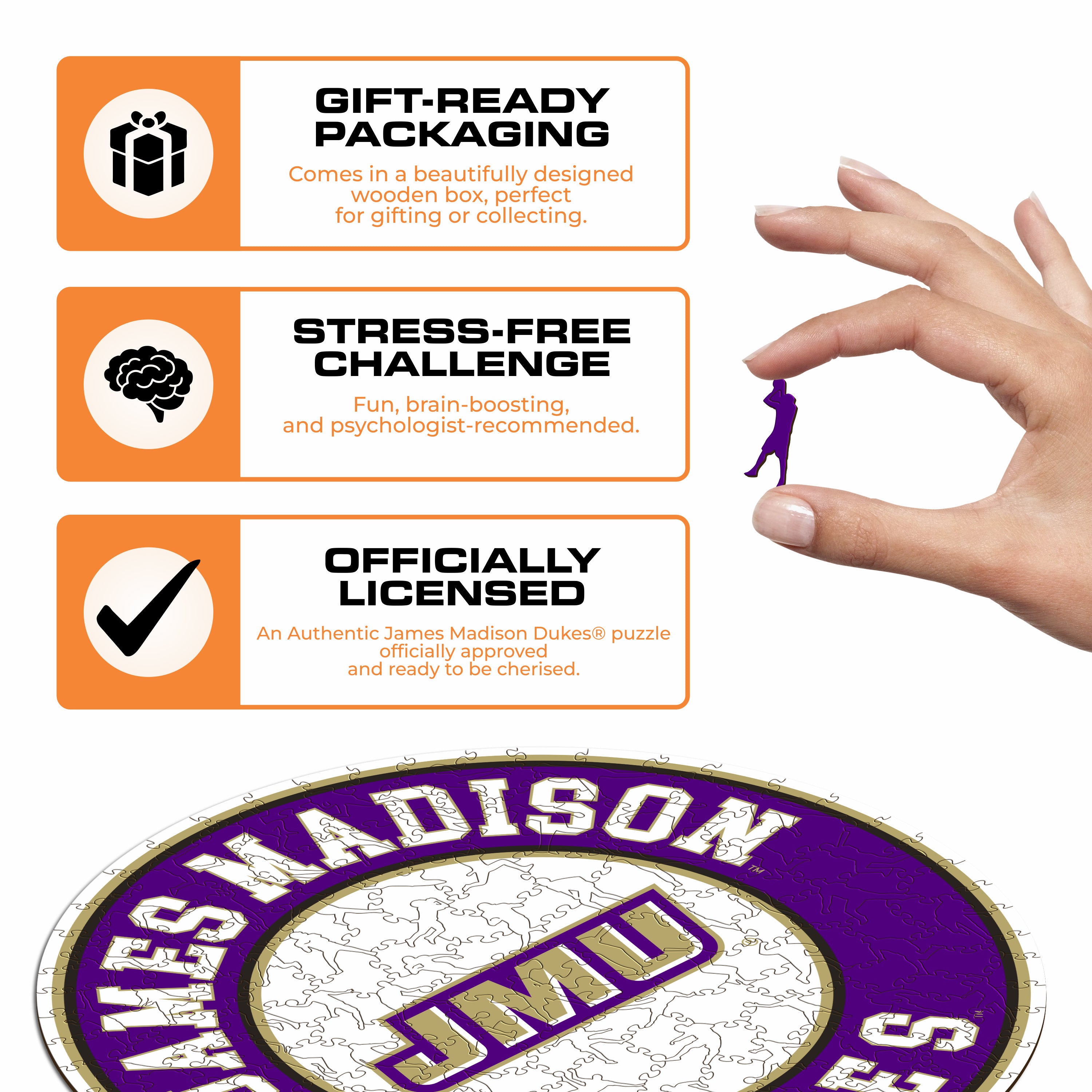 James Madison University - Wooden Puzzle
