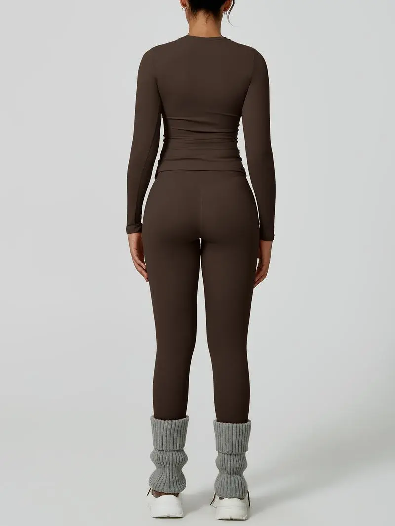 Women's Patchwork Yoga Sets, High Elastic Slim-Fit