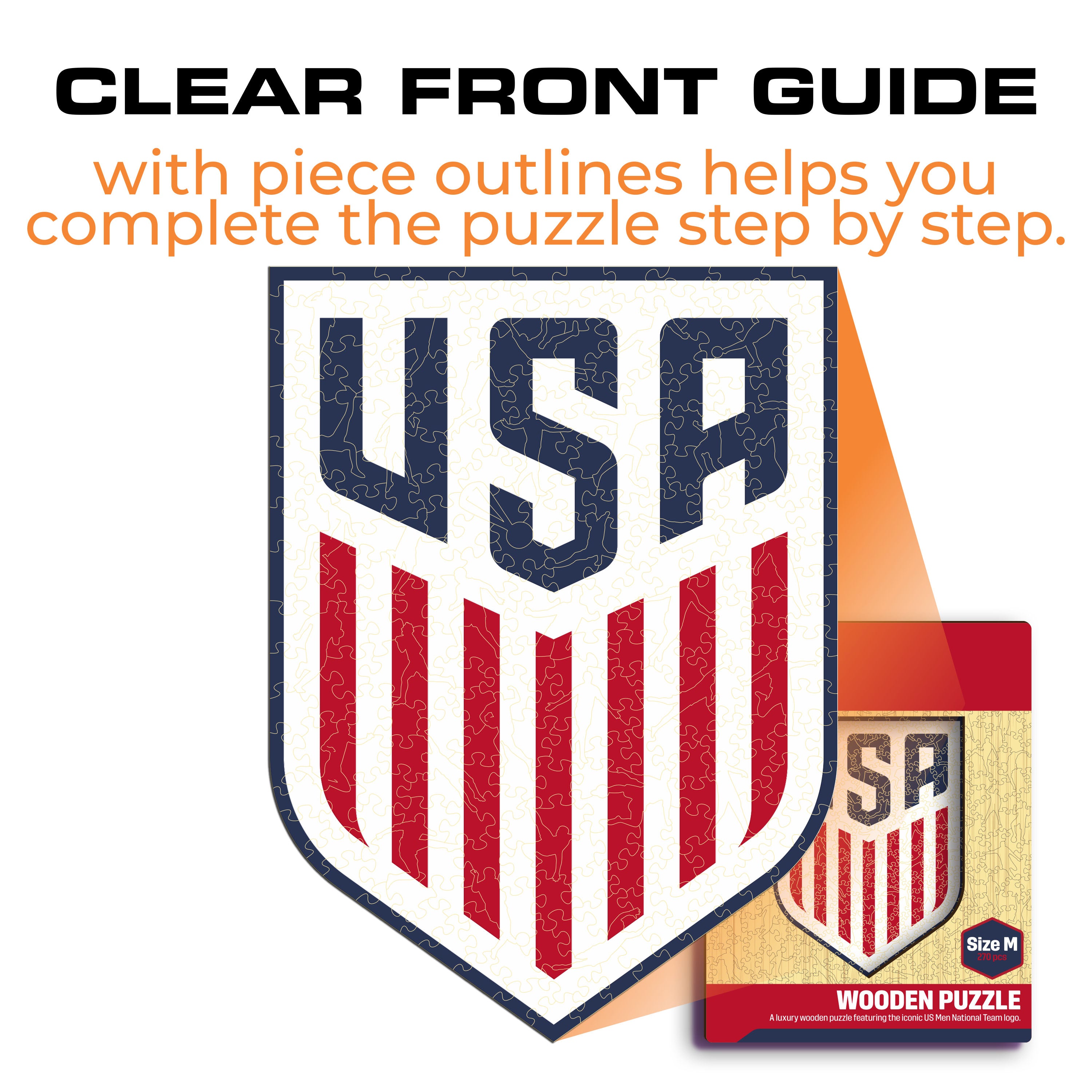 USMNT® Logo - Wooden Puzzle