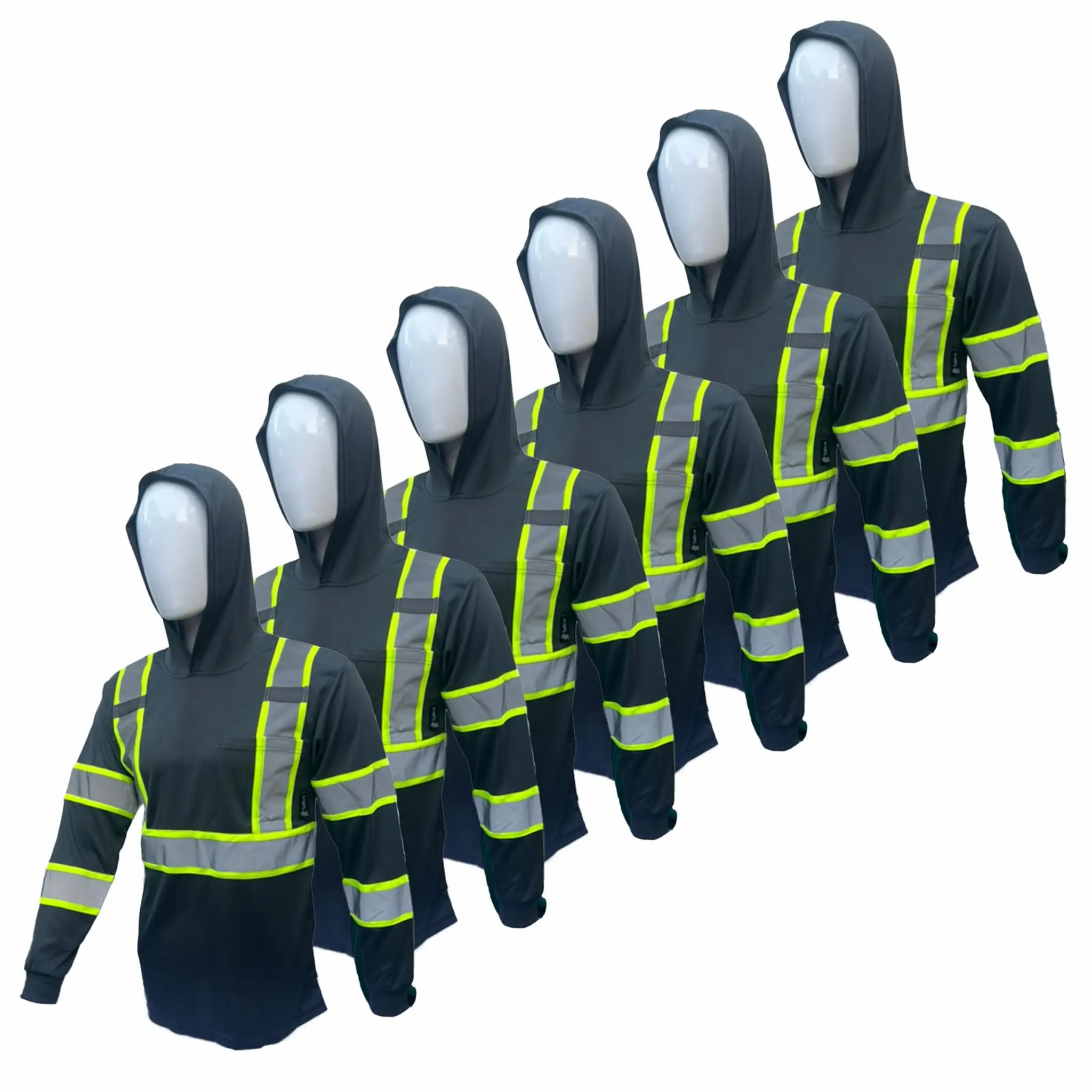 🔥Tuglow Class 3 Premium Hi-Vis Long Sleeve Hoodie - Ultimate Work Protection