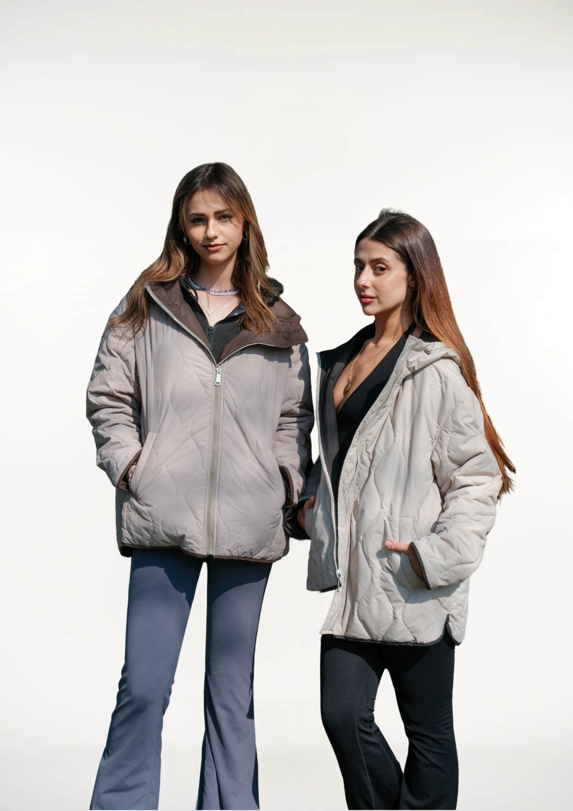 Women's Packable Quilted Water - Repellent Hooded Pullover