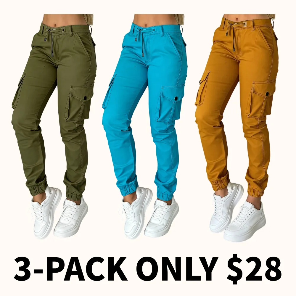 New Women's Casual Fashion Military Pants