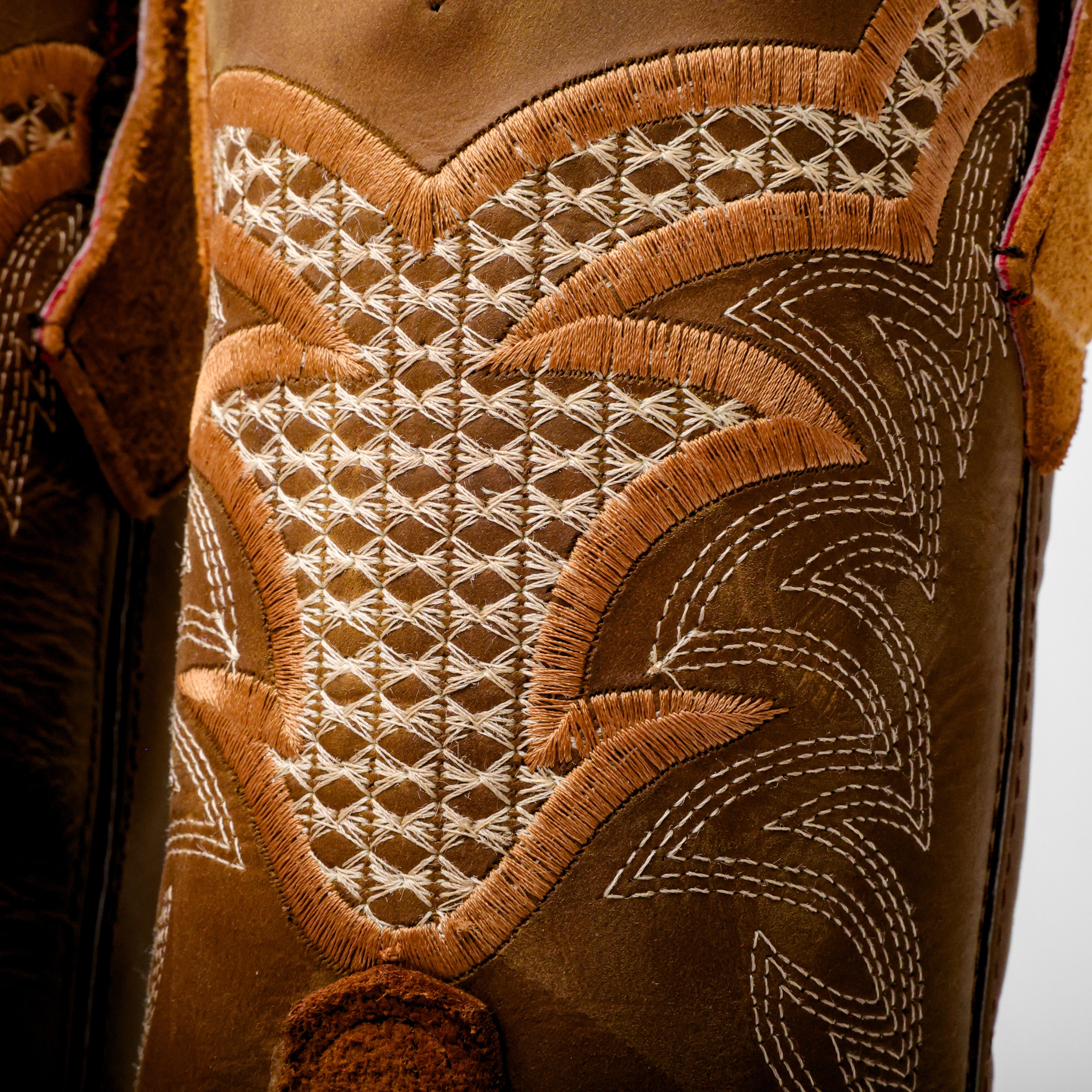 Honey Rough-Out Leather Boots With 3D Lightweight Sole - Composite Toe