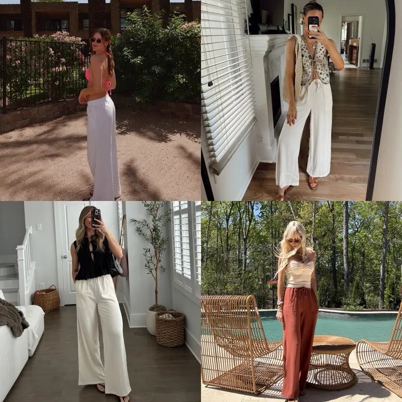🔥🔥2026 Palazzo Pants for Women - Beach to Street Wide Leg + Pockets