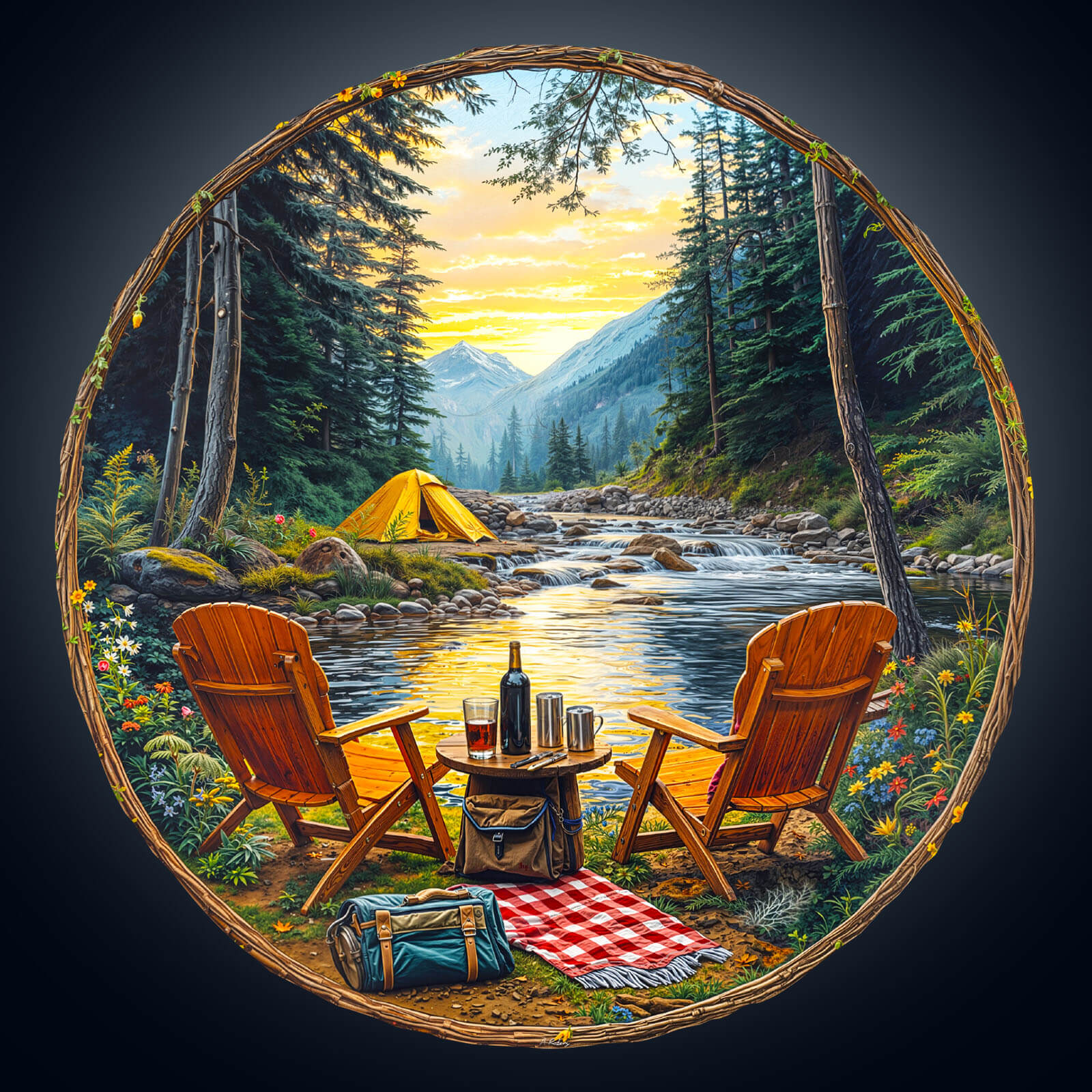 Forest Travel Wooden Jigsaw Puzzle
