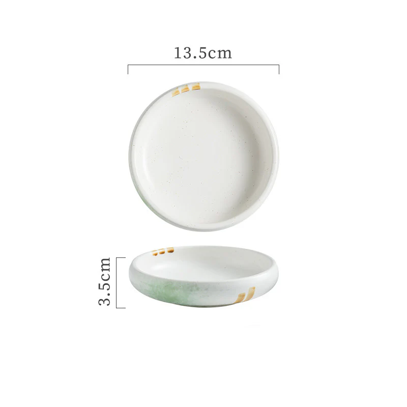 Shallow Ceramic Disc Bowls