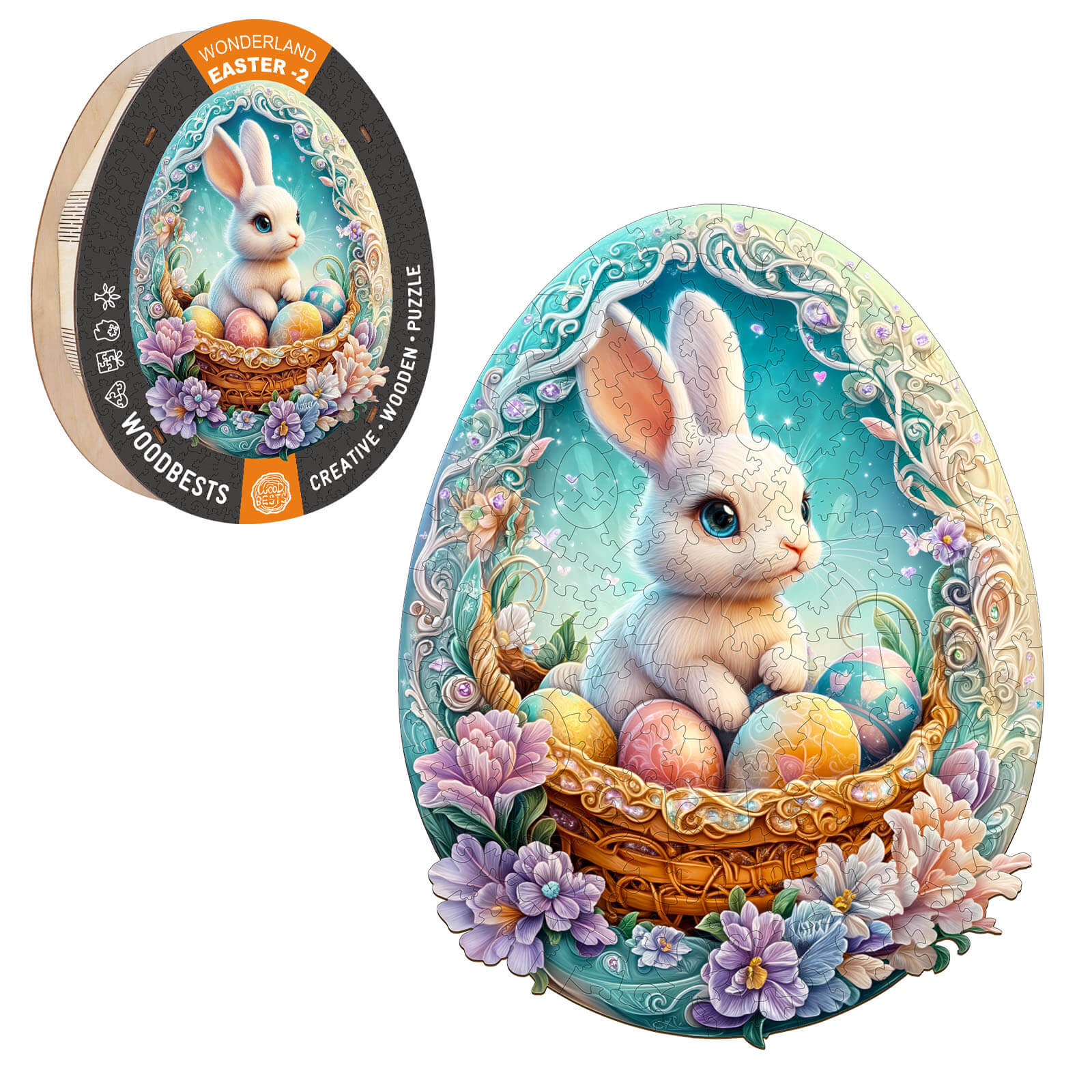 Wonderland Easter-2 Wooden Jigsaw Puzzle