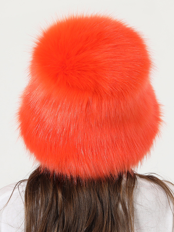 Keep Warm Solid Color Bucket Hat